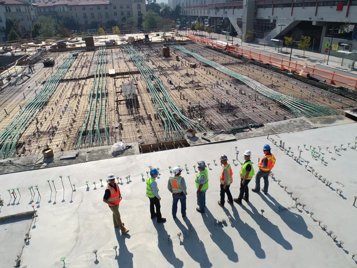 Un chantier d'infrastructure